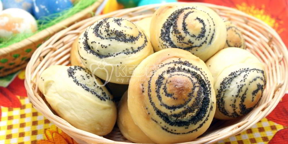 Рецепт булочки с маком