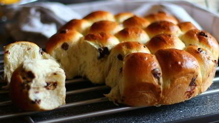 Булочки с шоколадом