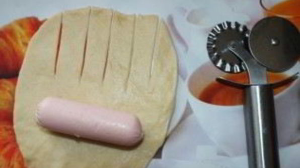 булочки с сосисками