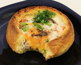 Булочки с яйцом