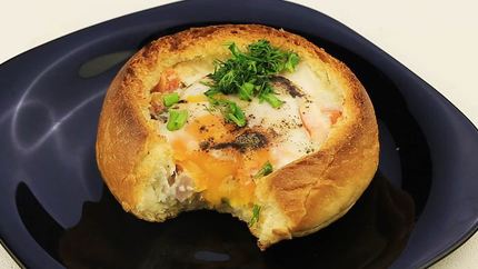 Булочки с яйцом