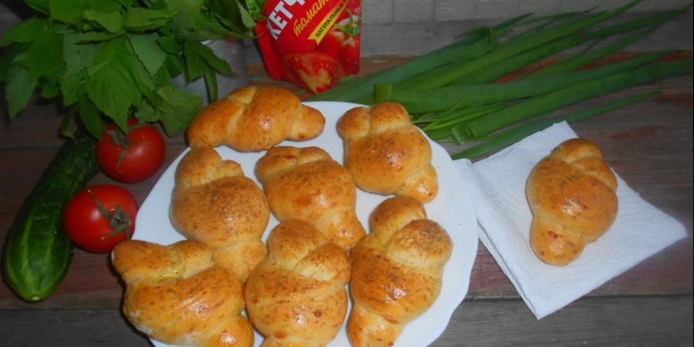 Рецепт чесночно-томатные булочки