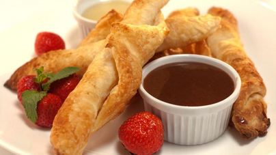 Домашние круассаны с шоколадной пастой