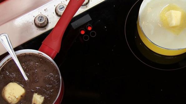 домашние круассаны с шоколадной пастой