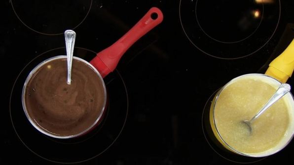 домашние круассаны с шоколадной пастой