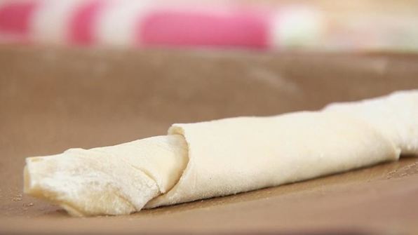 домашние круассаны с шоколадной пастой