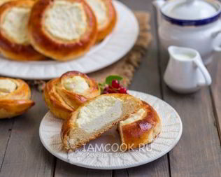 Домашние ватрушки с творогом