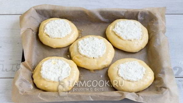 домашние ватрушки с творогом
