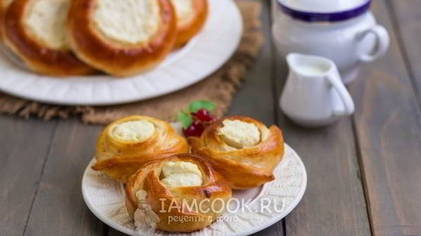 домашние ватрушки с творогом