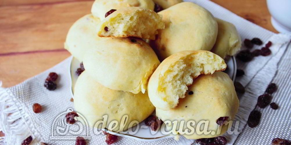 Рецепт дрожжевые булочки с изюмом