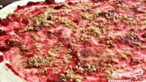 клюквенные булочки с апельсиновой глазурью