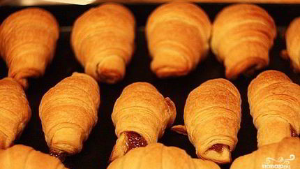 Круассаны со сгущенкой