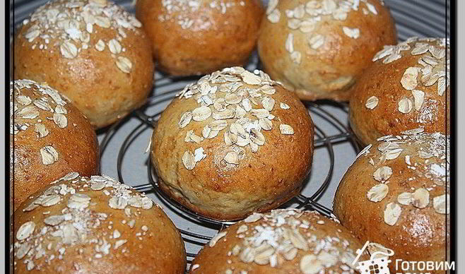 Овсяные булочки