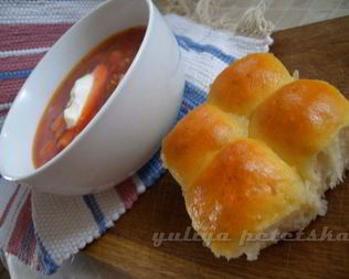 Пампушки с чесноком