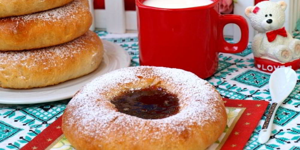 Рецепт постные ватрушки с вареньем