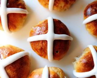 Сдобные булочки на Пасху