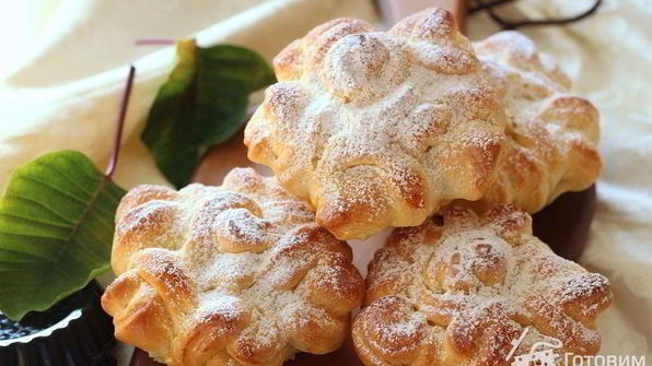 сдобные булочки русские кружева