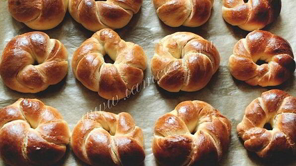 сдобные булочки с шафраном