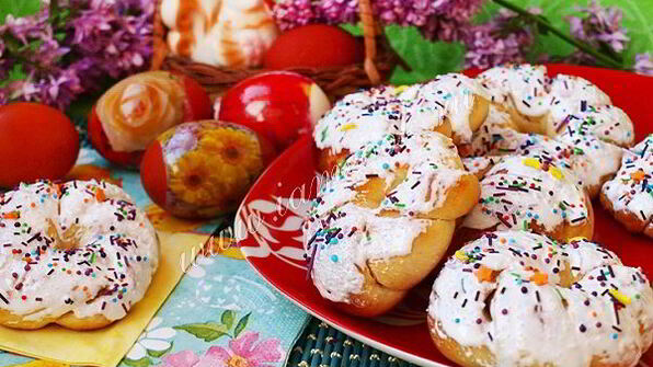 сдобные булочки с шафраном