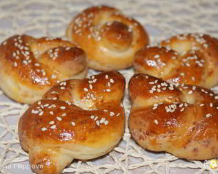 Сырно-чесночные булочки