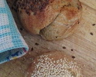 Цельнозерновые булочки