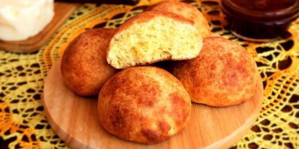 Рецепт творожные бездрожжевые булочки к завтраку