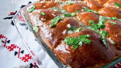 Украинские пампушки с чесноком