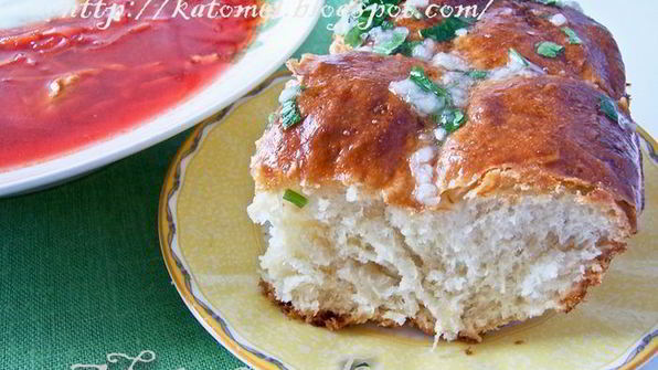 украинские пампушки с чесноком