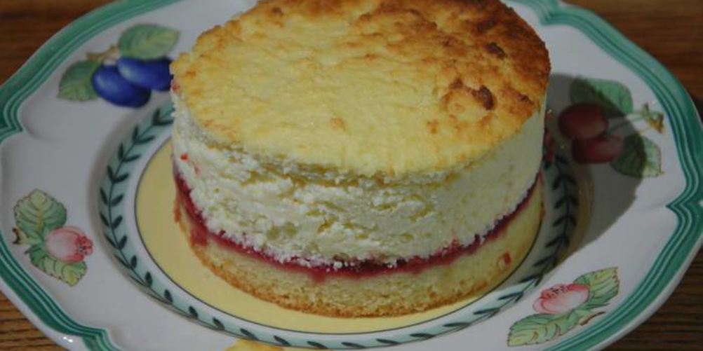 Рецепт ватрушка с вишней