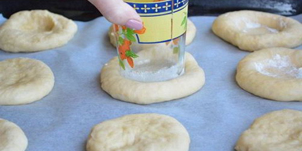 Рецепт ватрушки без дрожжей