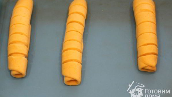 воздушные тыквенные булочки на сгущенке