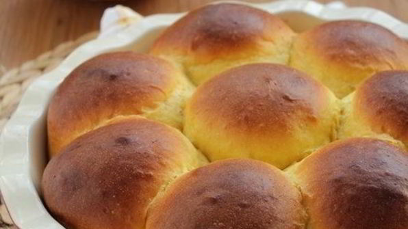 воздушные тыквенные булочки на сгущенке