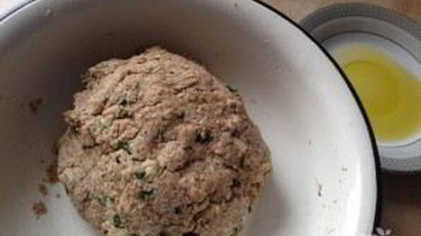 закусочные булочки с сыром и зеленью