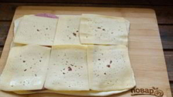 запеченные булочки с ветчиной и сыром