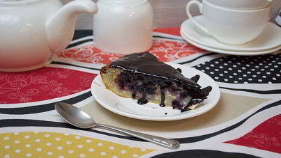 Черничный чизкейк