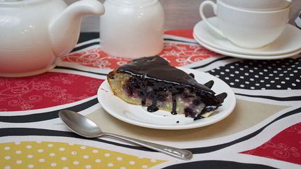 Черничный чизкейк