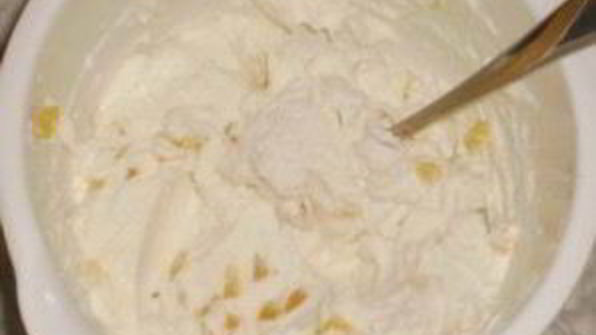 чизкейк без выпечки с персиками