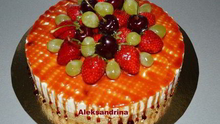 Чизкейк без выпечки Сказочный