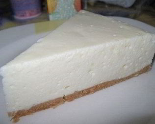 Чизкейк из печенья Юбилейное с творогом и йогуртом