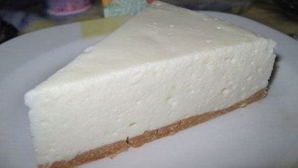 Чизкейк из печенья Юбилейное с творогом и йогуртом