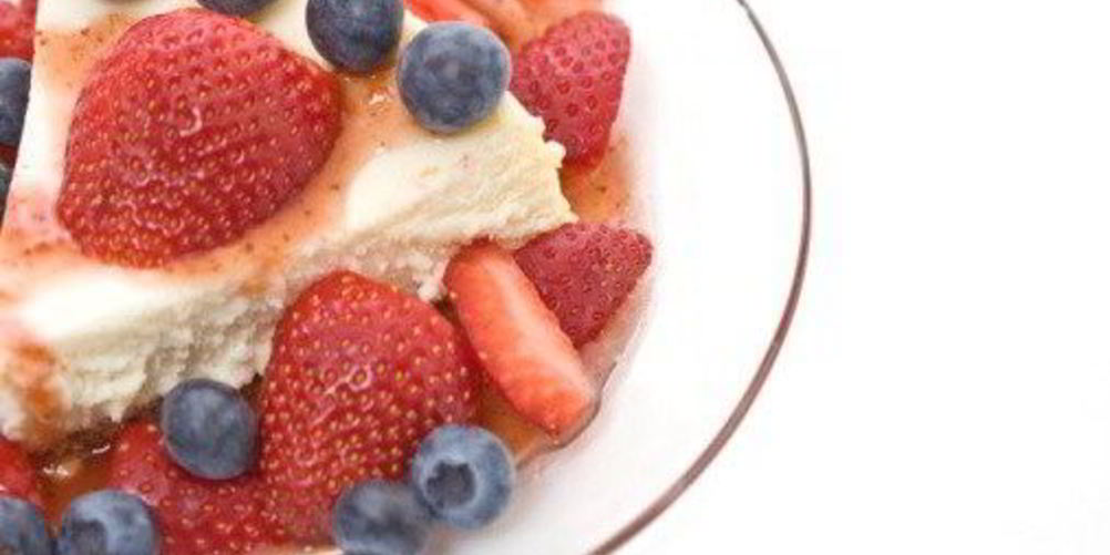 Рецепт чизкейк из рикотты со свежими ягодами