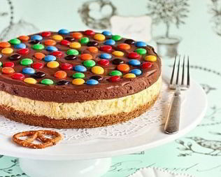 Чизкейк на соленых крендельках