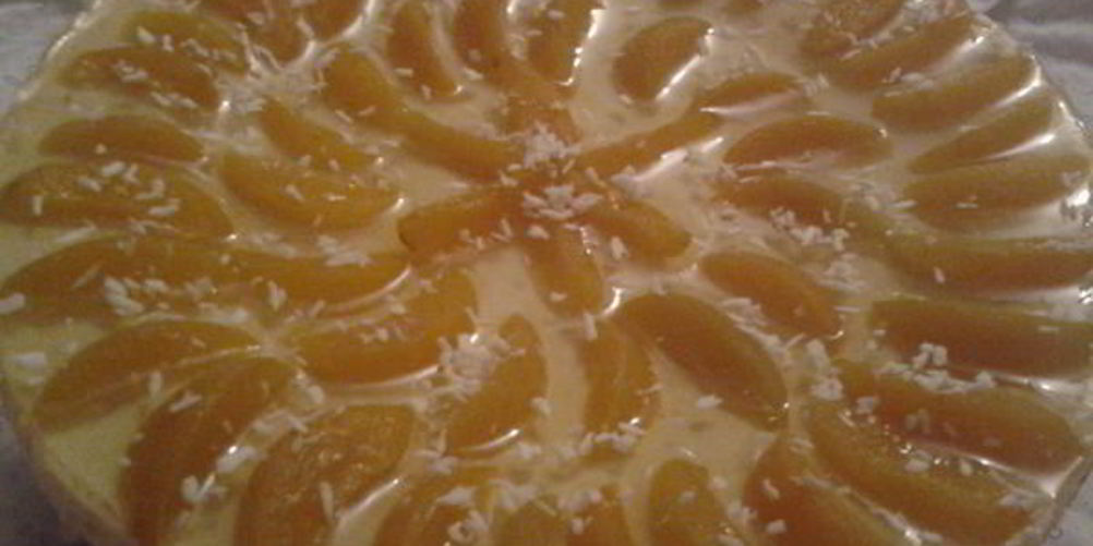 Рецепт чизкейк новогодний с абрикосами