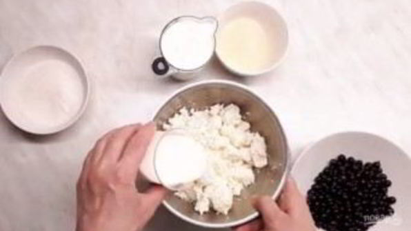 чизкейк с черной смородиной без выпечки