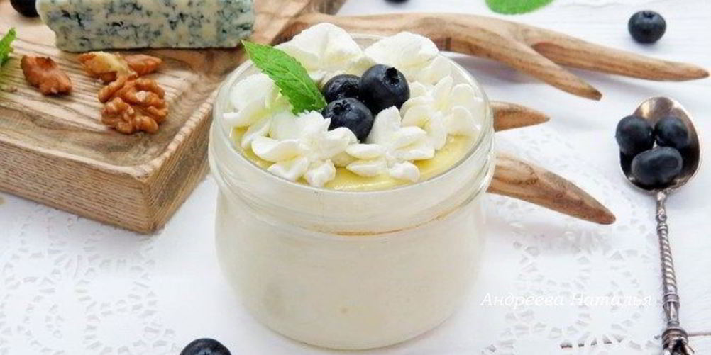 Рецепт чизкейк с голубым сыром