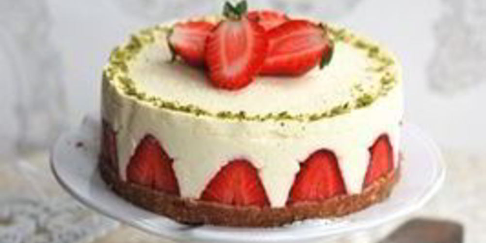 Рецепт чизкейк с клубникой