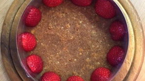 чизкейк с клубникой