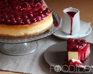 Чизкейк с вишней