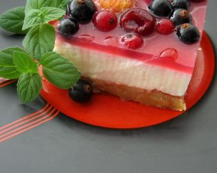 Чизкейк с ягодами