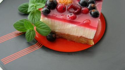 Чизкейк с ягодами